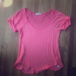 Zara Linen T-Shirt -USA S